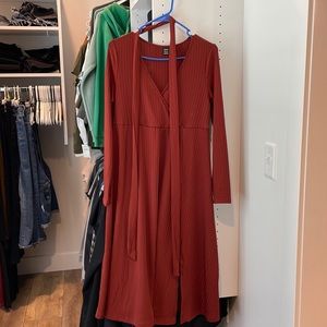 Brand new, never worn, Shein rust colored maternity dress